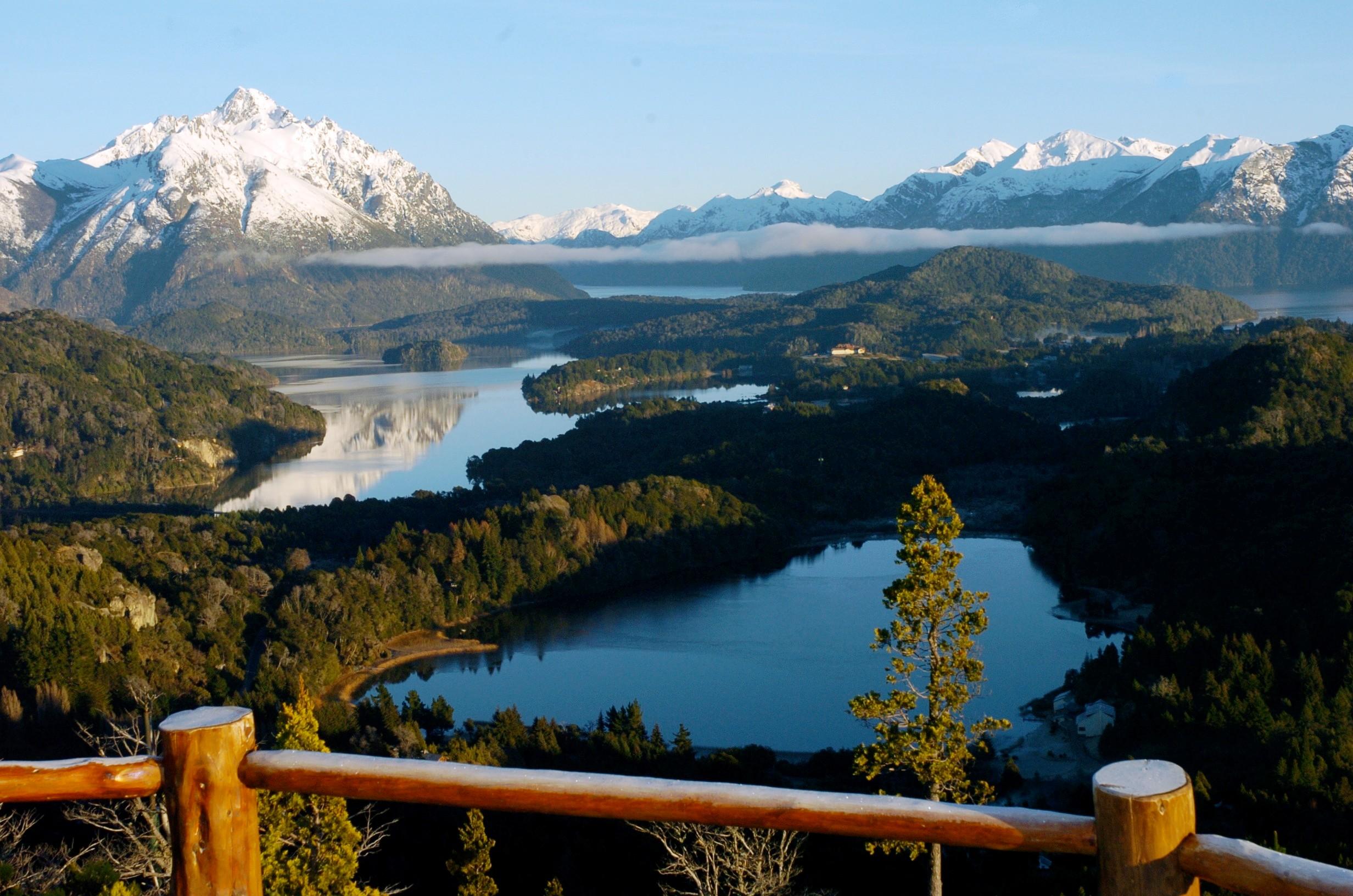 Paisaje de montaña en la Patagonia